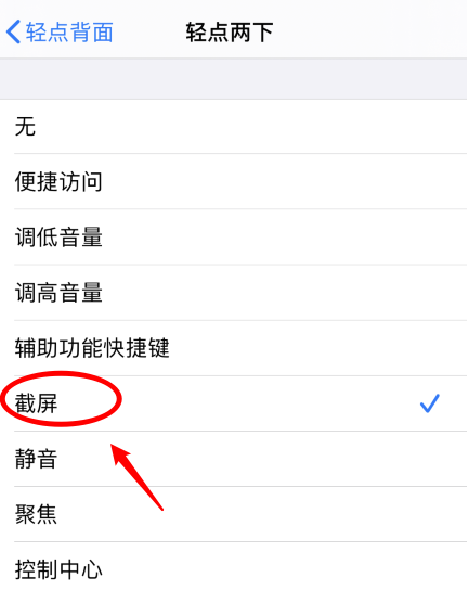 阿拉善左苹果手机维修分享iPhone12如何启用双击截屏 